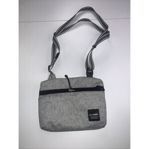 PACsafe Slingsafe LX50 45200 Crossbag 9.5x7.5x1.5 Tweed Grey